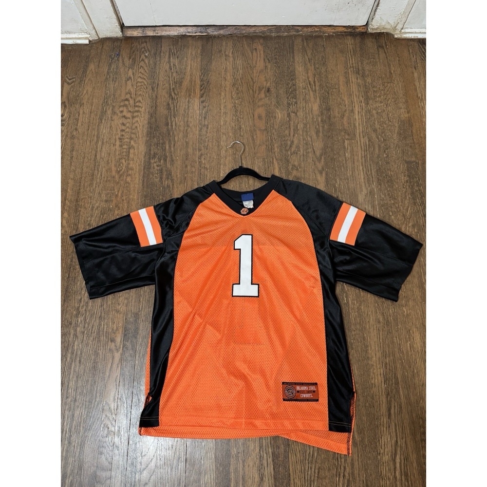 Team Edition Oklahoma State OSU Cowboys Football Jersey #1 Orange Mesh Size M